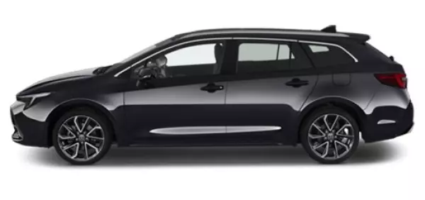 Toyota Corolla for rent in Ajaccio Napoleon Bonaparte Airport