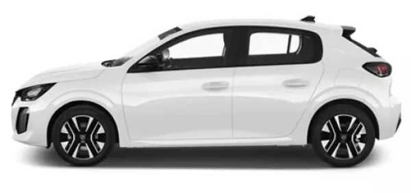 Peugeot 208 for rent in Quimper